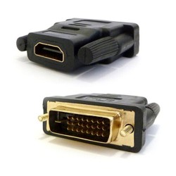 Преходник DVI 24+1 M - HDMI F