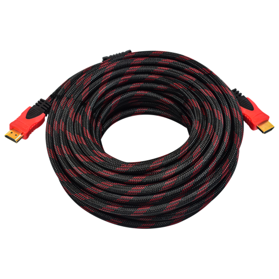 Кабел BRAVAS HDMI 10м. Gold Plated 4K мъжко към мъжко, сертифициран