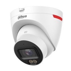 Камера за видеонаблюдение Dahua куполна IPC-HDW2449T-S-LED-0280-PRO / 4MP / 2.8 mm / IP67 / 30m / Full Color / WizSense / Вграден микрофон 